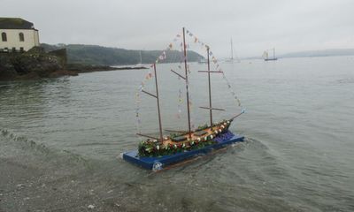 Country diary: A springtime parade of Cornwall’s naval history