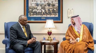 Khalid bin Salman, Austin Discuss Saudi-US Partnership