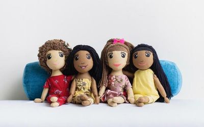 Handmade in Tiruppur, these dolls are about brown representation