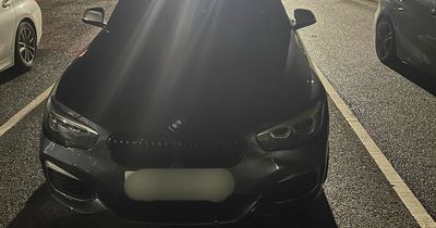 BMW driver arrested after he's seen 'lane-hogging' and throwing rubbish on M61