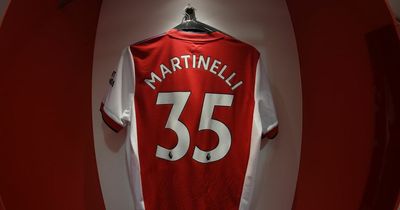 Gabriel Martinelli handed new Arsenal shirt number as new home kit launched