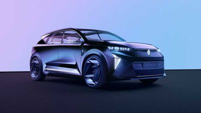 Renault Scenic Vision Previews Electric Crossover With Hydrogen Range Extender