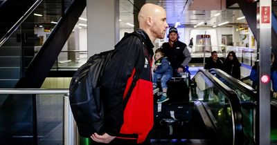 Erik ten Hag touches down in London and could watch Man Utd's final game in person