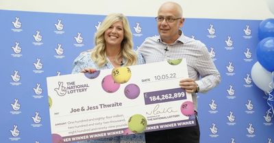 UK EuroMillions couple revealed after scooping £184m in biggest ever lottery jackpot