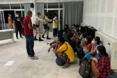 Three truckloads of illegal migrants caught in Narathiwat