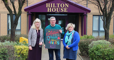 West Lothian artist who took up wood carving after brain injury donates piece to autism charity
