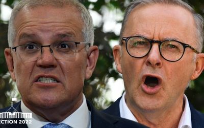 Morrison and Albanese target undecided voters in final campaign blitz