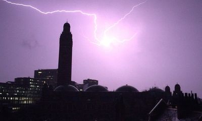 Homes damaged after outbreak of lightning strikes during storms