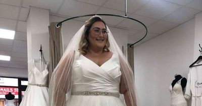 Bride unrecognisable on wedding day after Covid delay allowed her to shed 11 stone
