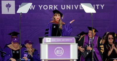 Taylor Swift receives honorary doctorate from New York University