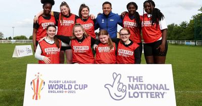 England legend Jason Robinson returns to rugby league roots to mark World Cup milestone