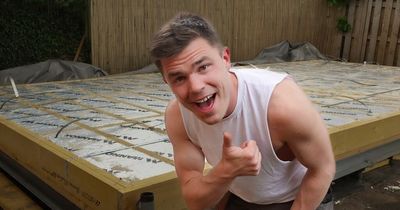 Edinburgh man goes viral as he builds 'micro-house' in back garden with no experience