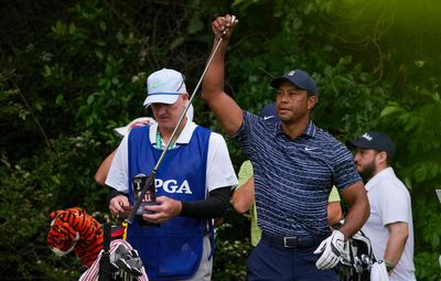 Tiger Woods told a cameraman three times to give him some space after crushing opening drive at PGA Championship