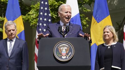 Biden backs Sweden and Finland's NATO membership application
