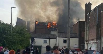 Inferno tears through former Odeon cinema as thick black smoke billows