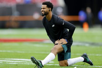 Eagles’ Darius Slay and DeVonta Smith preparing for round two of 1-on-1 matchup?