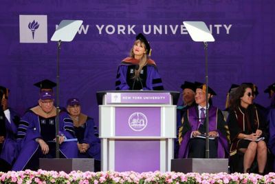 It's gonna be all right, Taylor Swift tells NYU graduates