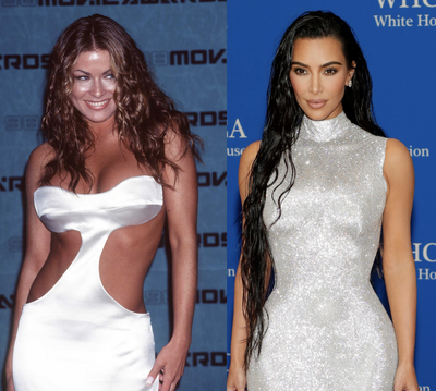 Carmen Electra praises Kim Kardashian for wearing her white backless gown from the ‘90s