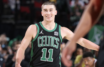 Payton Pritchard, who is only 6-foot-1, hilariously gestured that the Heat’s Tyler Herro is ‘too small’