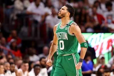 Tatum scorches Heat as Celtics square series