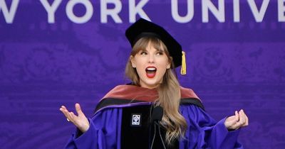 Taylor Swift gives empowering graduation speech as she's given honorary degree from NYU
