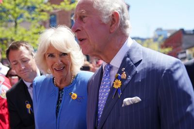 Camilla presented with ball made from beaver fur in Canada: ‘Everybody needs a stress ball’