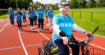 Great gran marks 84th birthday with tricycle challenge to raise charity funds
