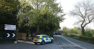 Suspect named after delivery driver car stolen at knifepoint and crashed into tree