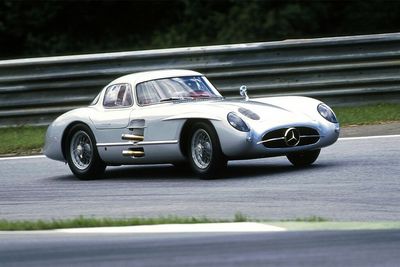 Mercedes sells unraced 300 SLR for £115m to fund youth scholarships