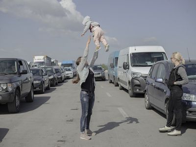 Millions rushed to leave Ukraine. Now the queue to return home stretches for miles