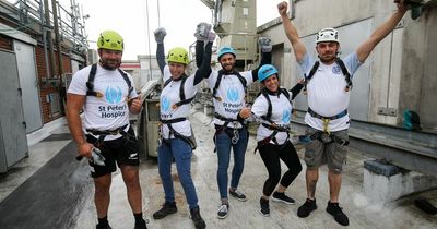 Thrill-seekers given chance to abseil down one of Bristol's tallest buildings