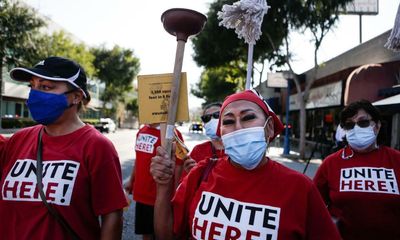 Los Angeles hotel workers fight for panic buttons amid sexual harassment