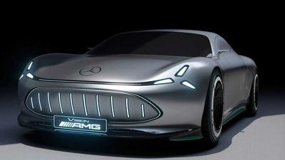 Mercedes AMG Electric Concept Previews Monster Electric Sedan Due In 2025
