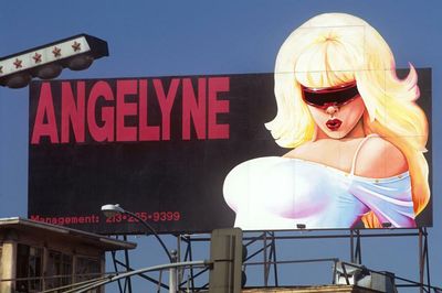 ‘Gorgeous is my business’ … how blond billboard bombshell Angelyne became an LA icon