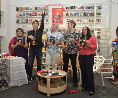 The late Alyque Padamsee's book 'Let Me Hijack Your Mind' launched in Mumbai