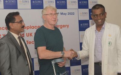 U.K. national undergoes tech-assisted hip replacement in Chennai