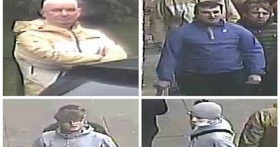 Police probing Partick Thistle match disturbances release CCTV images of six men