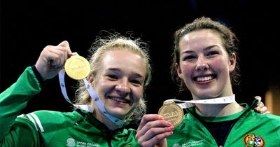 Katie Taylor's heartwarming phone call to Lisa O'Rourke and Amy Broadhurst following their World Championship wins
