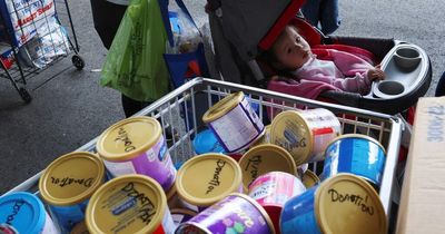 Two mums fight over baby formula after one 'strips shelves bare' despite shortage
