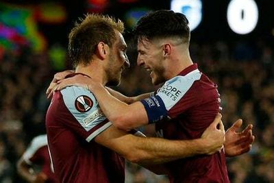 Declan Rice and Craig Dawson named in Europa League Team of the Season after West Ham journey