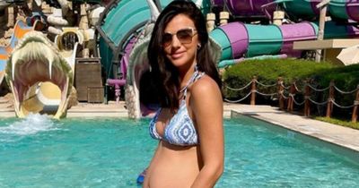 Lucy Mecklenburgh tries reflexology to induce labour as she nears due date