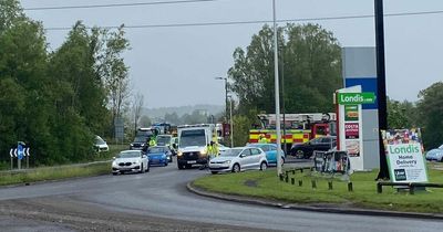 Massive A77 and A71 delays after crash shuts down Bellfield Interchange in Kilmarnock