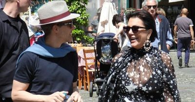 Kris Jenner all smiles in Portofino ahead of daughter Kourtney Kardashian's wedding