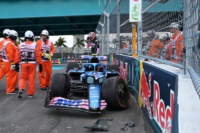 Ocon "reassured" over Miami F1 barrier changes after crashes