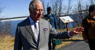 Prince Charles walks down perilous frozen ice road destroyed by climate change in Canada