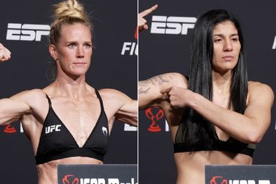 UFC Fight Night 206 video: Holly Holm, Ketlen Vieira make weight for main event