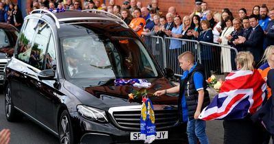 Rangers fans pay tribute to Jimmy Bell as funeral held for long-serving kit man