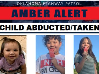 Oklahoma police issue amber alert for three abducted children