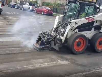 LA removes crosswalks allegedly painted by a secretive group