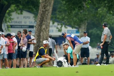 Fore! Aaron Wise gets drilled in the head by errant tee shot at PGA Championship